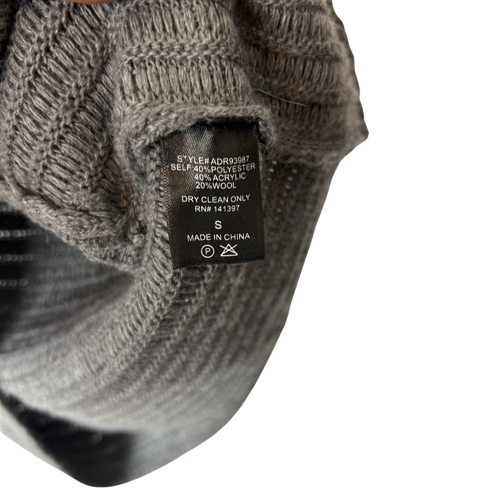 ASTR Wool Blend Ribbed Sweater Dress in Grey - Picture 6 of 7